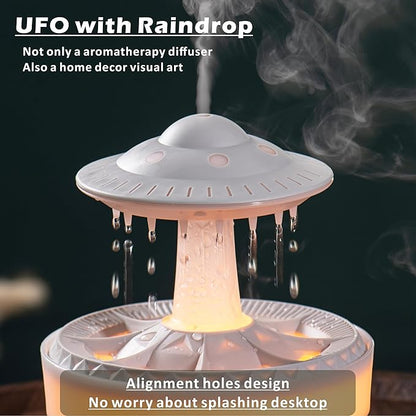 Mushroom Air Humidifier 7-Color Lights with Remote