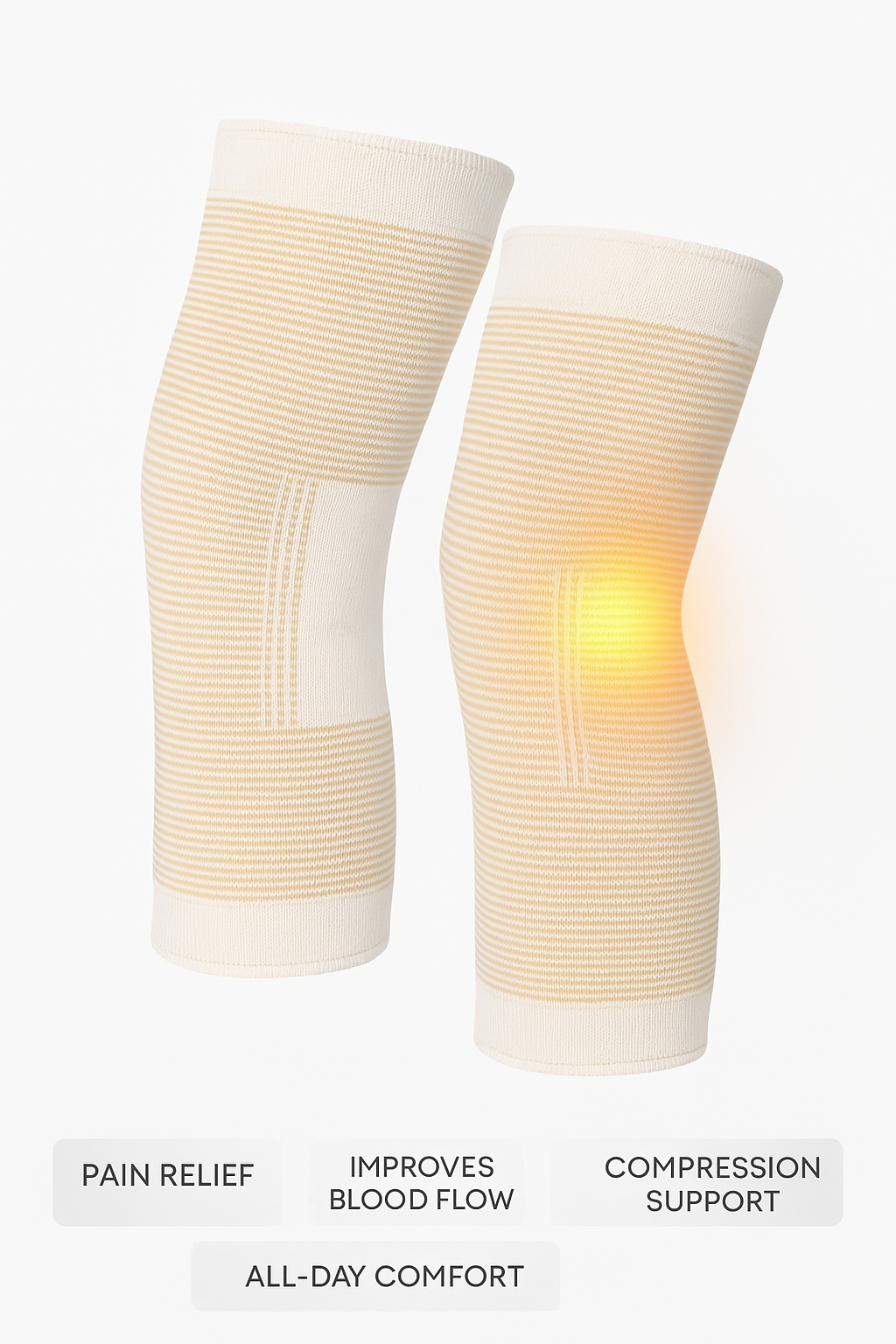 2x Kneee Warmers HIgh Quality Compression Knee Warmers