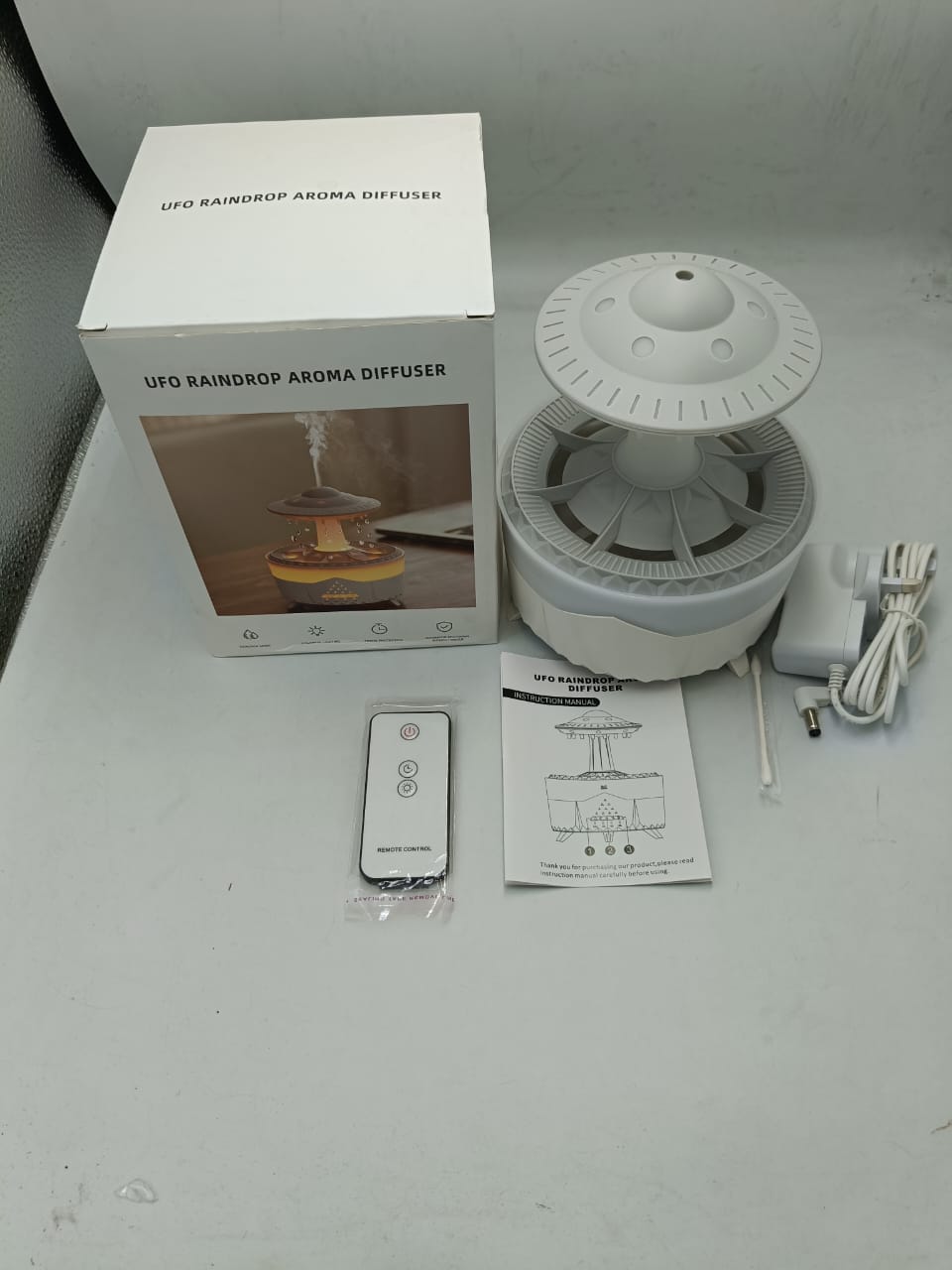 Mushroom Air Humidifier 7-Color Lights with Remote