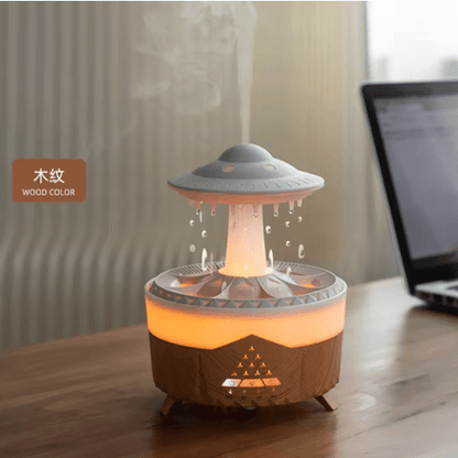 Mushroom Air Humidifier 7-Color Lights with Remote