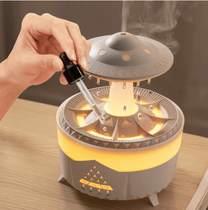 Mushroom Air Humidifier 7-Color Lights with Remote
